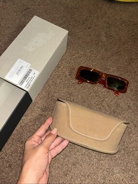 New Orange Palm Angels Sunglasses, Case Included